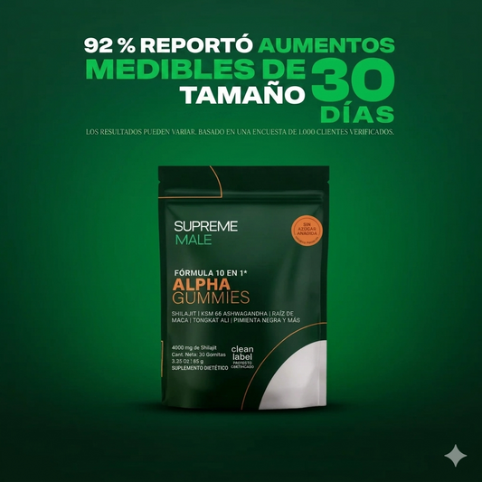 SUPREMEMALE™ - Consigue 7,6 cm más de longitud y una erección firme
