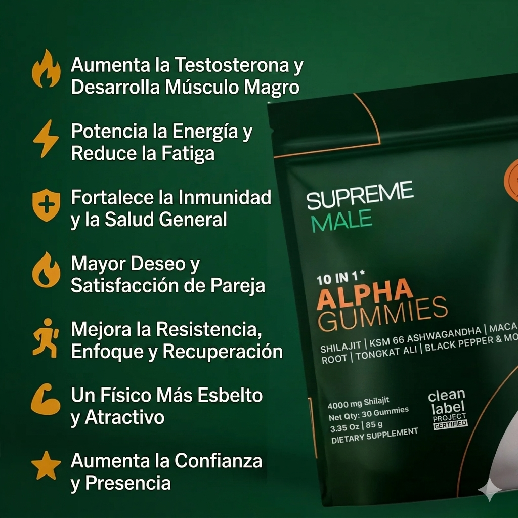 SUPREMEMALE™ - Consigue 7,6 cm más de longitud y una erección firme